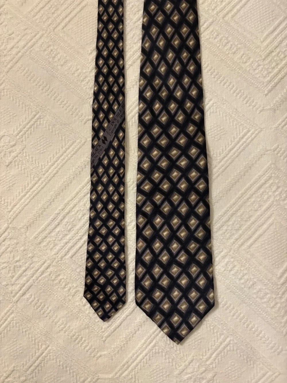 Vintage J.Z. Richards Silk Geometric Tie - Logan's of Lexington